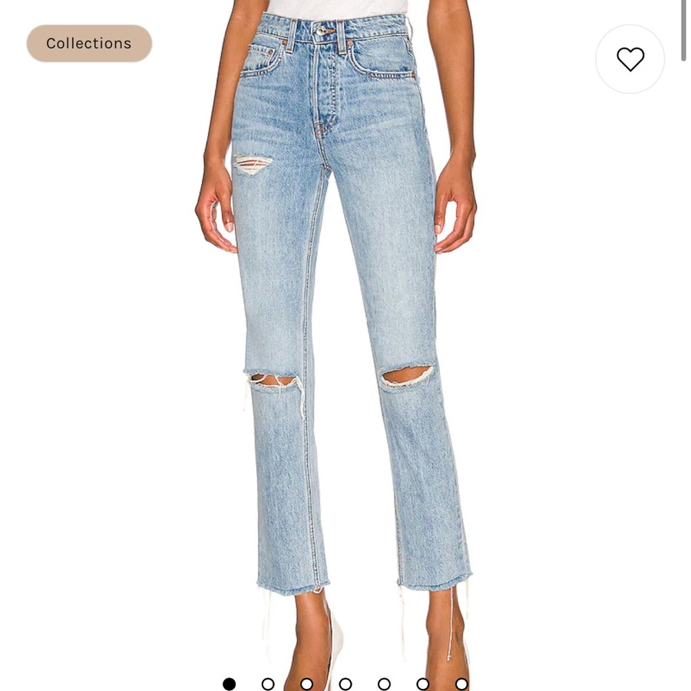 GRLFRND Karolina High Rise Straight Crop